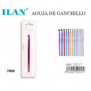 Uncinetto Ilan 7mm in Alluminio, Strumento per Lavoro a Maglia - Product Image 3