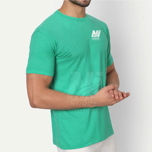 Proveedor de Camisetas Blancas de Algodón Grueso Personalizadas, Camiseta Casual Lisa con Cuello Redondo, Venta al Por Mayor, Fabricación de Ropa de Marca Privada - Product Image 3