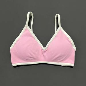 Sujetador deportivo antideslizante para mujer, a prueba de golpes, con copas fijas, para correr, montar a caballo, sin aros, tipo bralette, chaleco de yoga - Product Image 3