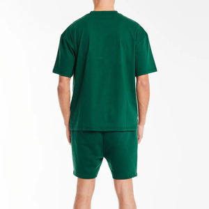 Ensemble T-shirt et short décontracté pour homme, usage quotidien, fabrication OEM de qualité supérieure, style décontracté, ensemble de survêtement d'été pour homme, T-shirt et short - Product Image 2