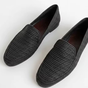 Mocasines de rafia hechos a mano para hombre - Zapatos de verano sostenibles sin cordones para hombre |   Calzado Ecológico y Transpirable - Product Image 1