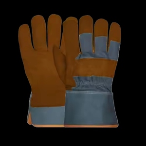 Guantes de Trabajo Resistentes de Cuero Vacuno, para Jardinería, Seguridad Industrial, Protección Personalizada, Flexibles y Resistentes - Product Image 6