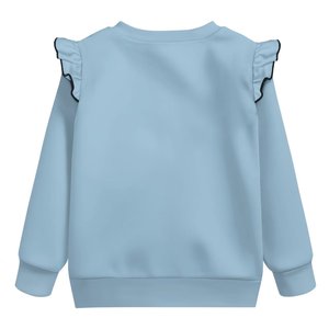 Sweat-shirt à col rond et manches longues pour enfants, vêtements de sport, sweat-shirt en tricot avec manches évasées, nouvelle collection automne et hiver - Product Image 2