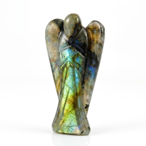 <b>Crystal</b> <b>Angel</b> labradorite Carving <b>Crystal</b> 2 to 2.5 Inches Stone <b>Angel</b> Healing Gemstones Bulk <b>Angel</b> Figurine for Home Decoration - Product Image 6