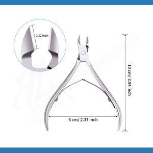 Luxury <b>Pink</b> Stainless Steel Cuticle Nipper Wide Jaw Opening Sharp Manicure Cutter Waterproof Dead Skin Trimmer Professional - Product Image 6