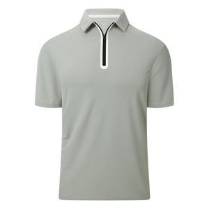 Camiseta de Manga Corta Azul Marino para Hombre, Corte Regular, Secado Rápido, Color Sólido, Informal, 100% Algodón - Product Image 4