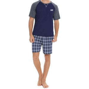 Ensemble décontracté moderne et confortable pour homme : T-shirt et short, tenue d'été deux pièces avec logo 2026 - Product Image 2