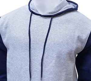 Ensemble de survêtement 2 pièces en molleton 100 % coton respirant pour homme, collection Hiver 2026 – Veste zippée décontractée et sweat-shirt - Product Image 2