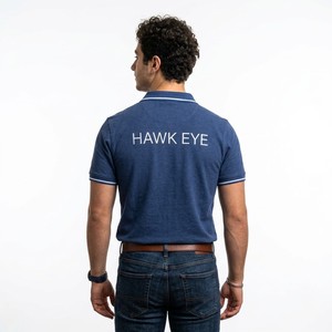 Camiseta Deportiva de Manga Corta para Hombre Hawk Eye Sports, Tejido de Alto Rendimiento 100% Algodón 220g, Logotipo Frontal, Suave, Transpirable, Informal, para Exteriores - Product Image 2