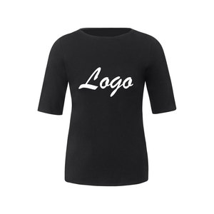 Camisetas de Cuello Redondo para Mujer, Transpirables, de Secado Rápido, Antiarrugas, con Estampado Personalizado, Manga Larga, 100% Algodón, Ecológicas, OEM - Product Image 5