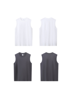 Wholesale Men Sports Custom Muscle Fitness Vest Tank Tops Clothing Blank Tank Tops Cotton Sleeveless Street Wear Tank Tops - Product Image 6