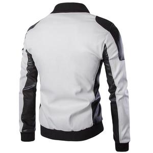 Veste en cuir véritable pour homme, de qualité supérieure, best-seller, style motard, fermeture éclair, veste bomber décontractée, veste de qualité pour homme - Product Image 3