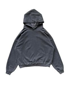 Sudadera con capucha desgastada lavada con ácido de algodón polar 100% de alta calidad OEM Sudadera con capucha con cremallera de gran tamaño unisex 2026 - Product Image 2