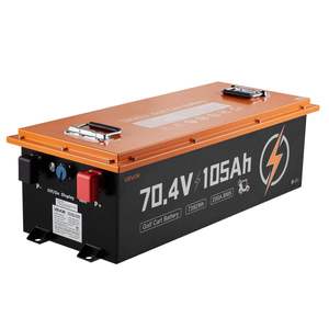 <b>72V</b> (70.4V) 105AH Golf Cart <b>Battery</b> Pack 15A Charger 200A BMS Bluetooth Touch Monitor 2C Discharge 4000 Cycles for Golf Carts - Product Image 1