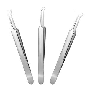 Outils de soin de beauté : Pince à épiler pour l'acné, l'élimination des points noirs et des boutons, et pince à épiler pour extensions de cils - Product Image 1