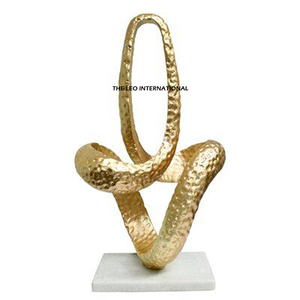 High-End Exquisite Cabinet Desktop Showpiece Aluminum Metal Crafts <b>Bookcase</b> Ornaments Showpiece Sculpture - Product Image 2