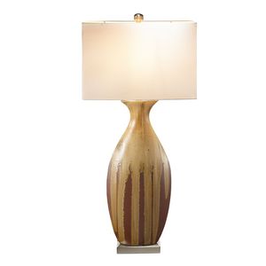 Lampada da Tavolo in Ceramica 16x10.5x36 Pollici - Product Image 3