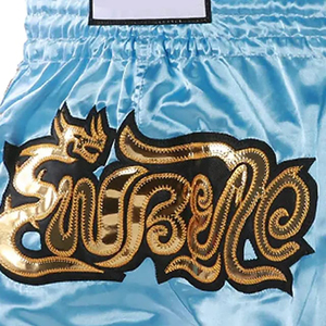 Shorts de Muay Thai sur mesure de haute qualité, vêtements d'arts martiaux haut de gamme, 95% polyester, 5% élasthanne, impression par sublimation personnalisée - Product Image 6