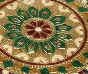 Boîte à épices ronde en métal de qualité supérieure avec couvercle décoratif, organisateur de rangement vintage fait main pour la cuisine - Product Image 2