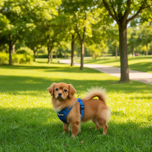 Yommy Pet <b>Harness</b> Adjustable Blue For <b>Dogs</b> Small <b>Medium</b> Size 15-25cm - Product Image 3
