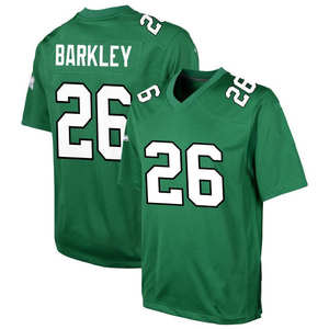 Jersey Sepak Bola Amerika Philadelphia 2026 Baru Saquon Barkley # 26 Midnight Green White Black Game Day Team Summer Printed - Product Image 3