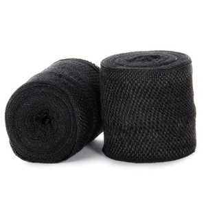 Bandages de boxe en coton noir haute élasticité pour l'entraînement toutes saisons - Product Image 2