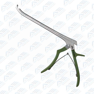 Pinzas Ferris-Smith Kerrison de Acero Inoxidable de 8 Pulgadas y 5 mm con Mango Recubierto de Silicona Verde para Uso Hospitalario - Product Image 6