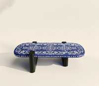 Table basse moderne en os incrusté, taille et couleur personnalisées, faite à la main, décorative, élégante, meuble de salon durable, facile à nettoyer, structure en bois
