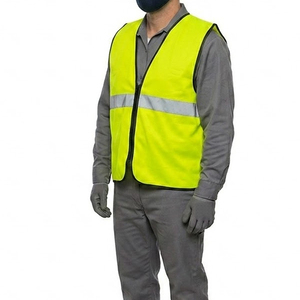 Gilet de travail haute visibilité au design le plus populaire, fabriqué avec un MOQ faible, fabrication professionnelle, gilet de travail haute visibilité avec plusieurs poches - Product Image 3