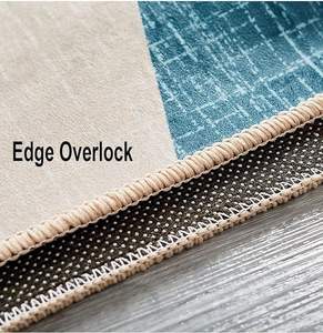 พรมลายดอกฝ้ายสวยงาม ซักได้ กันน้ำ สำหรับตกแต่งบ้าน - Product Image 3