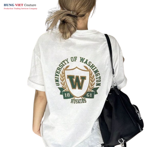 Camiseta gráfica de algodón personalizada Streetwear Oversize Fit Low MOQ - Product Image 2