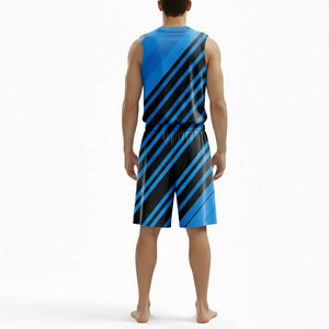 Uniformes de Baloncesto Personalizados al por Mayor, Conjuntos Unisex Profesionales, Transpirables, Secos y Cómodos, Camisetas Estampadas sin Mangas - Product Image 2