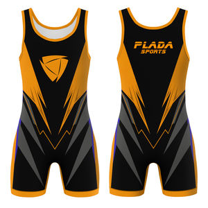 Traje de Lucha Libre Pro Flex Elite 100% Poliéster Antibacterial con Ultra Agarre, Ajuste de Alto Rendimiento, Sublimado, Servicio OEM Frontal - Product Image 5