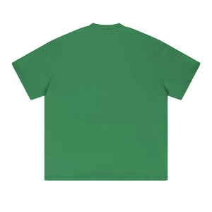 เสื้อยืดคอกลมสีเขียวล้วนสำหรับผู้หญิง แขนสั้น ทรงหลวม ผ้าฝ้ายเจอร์ซีย์ ระบายอากาศได้ดี สวมใส่สบายทุกฤดูกาล รุ่นปี 2026 - Product Image 2