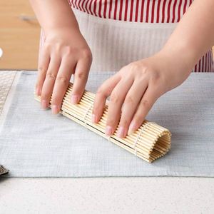 MEILLEUR PRIX Tapis à rouler en bambou Blue Lotus 2025 Texture lisse Tapis à sushi pour rouleaux serrés - Product Image 3