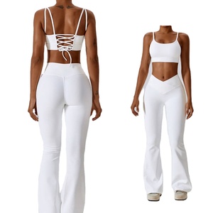 ชุดออกกำลังกายฟิตเนส2ชิ้นสำหรับผู้หญิงเลกกิ้งออกกำลังกายฟิตเนสชุดวอร์มเสื้อแจ็กเก็ตมีโลโก้ออกแบบได้ตามต้องการสำหรับผู้หญิง2026 Hi - Product Image 3