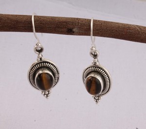 Wholesale 925 Sterling <b>Silver</b> Lapis Lazuli Oval Gemstone Vintage Engagement <b>Dangle</b> Drop <b>Earrings</b> Handmade Jewelry - Product Image 5