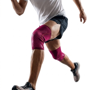 Nouvel Arrivage Genouillère de Sport en Nylon et Coton de Haute Qualité pour Adulte, Soutien Rotulien Professionnel, Manchon de Genou pour Haltérophilie - Product Image 3
