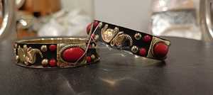 Timeless Grace Artisan Brazalete de latón ecológico Pila hecha a mano Ajustable Personalizado Conjunto de pulsera de moda de lujo - Product Image 3