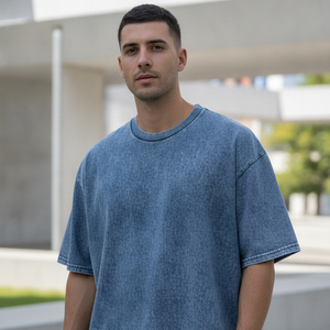 T-shirt d'entraînement haute performance respirant sans coutures, vêtements de sport personnalisés pour hommes, haut de sport en gros - Product Image 5