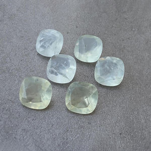 Piedra Preciosa de Prehnita Natural de Calidad AAA+, Corte Facetado, Calibrada, Forma Cuadrada Cojín, Venta al Por Mayor - Product Image 6