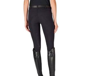 Culotte d'équitation en jean pour femme, taille haute, fermeture boutonnée, longueur intégrale, coupe skinny, pour le sport équestre - Product Image 6