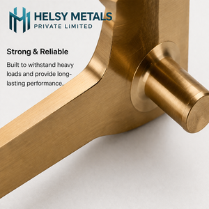 Durable Stainless Steel/Brass Linkage Bracket VMC Machined Broaching Precision Connector Arm Threaded Mounting Points <b>Machinery</b> - Product Image 5