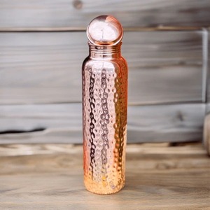 Luxury Matte <b>Copper</b> <b>Water</b> <b>Bottle</b> Premium Modern Drinking <b>Bottle</b> for Daily Use Gym Travel and Gifting Use - Product Image 1