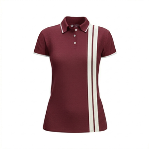 Camisa Casual para Mujer Ostriya International, 100% Algodón Tejido, Secado Rápido, Color Sólido, Transpirable, Manga Corta, Cuello Camisero - Product Image 1