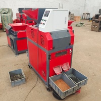 Machine de granulation de fil de cuivre automatique simple et économique avec séparateur monophasé à engrenages pour le traitement des câbles usagés