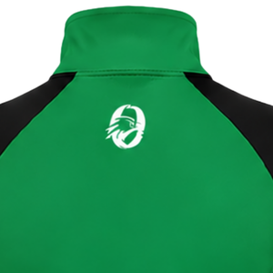 Camiseta Deportiva de Manga Larga para Mujer, con Cierre de Cremallera, Color Verde, Ajustada, para Entrenamiento, Cuello Alto, con Orificios para Pulgares, Ropa Deportiva de Alto Rendimiento - Product Image 5