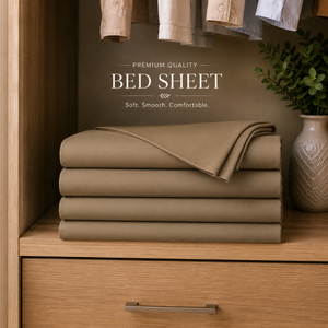Sábanas de Bambú de Lujo Suaves y Naturales de Madera de Olivo de 300 Hilos |   Ropa de Cama Premium Transpirable y Refrescante para Habitaciones de Hotel, Juego de Sábanas para Exportación - Product Image 5