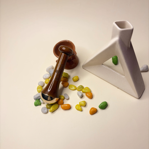 Outil de massage facial pour le corps et le cou, raffermissant la peau, baguette Kansa double face naturelle originale Senoras 2026 avec manche en bois de teck - Product Image 3