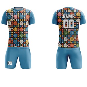เสื้อฟุตบอลแบบสั่งทำพิเศษ ผ้าโพลีเอสเตอร์ 100% ระบายเหงื่อเร็ว รับผลิตตามแบบ OEM ขายส่ง - Product Image 6